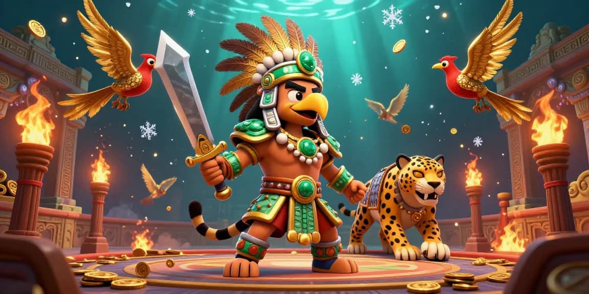 Experience the excitement of laetoto with epic warriors engaging in thrilling casino battles.