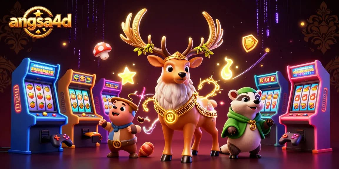Engage with angsa4d's thrilling slot experience featuring vivid game elements and magical characters!