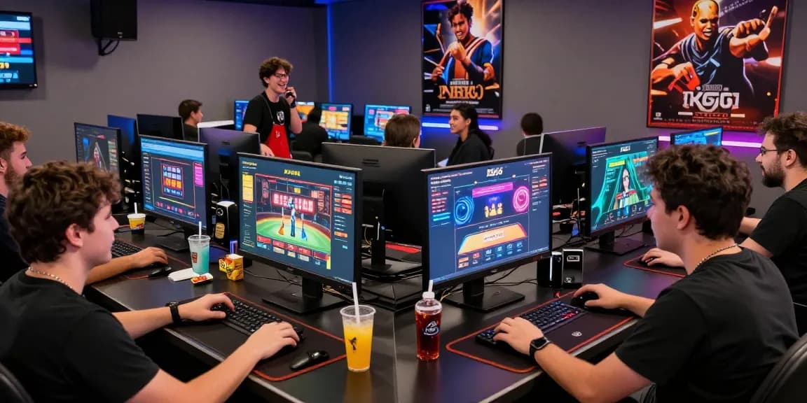 Exciting KO66 online gaming scene with players engaging in casino games.