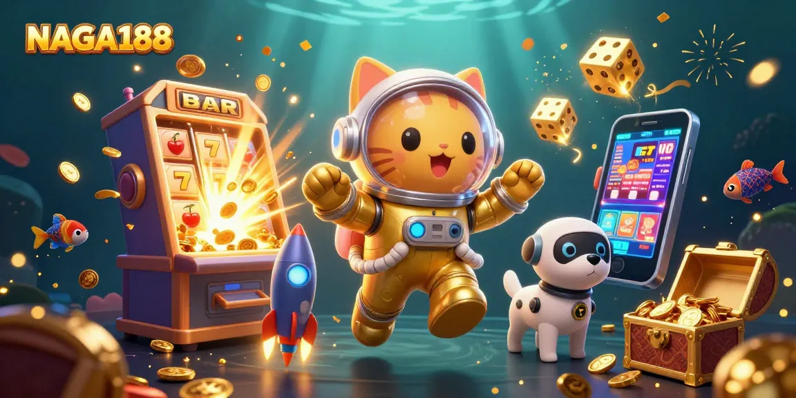 Mari bermain di NAGA188 dengan mesin slot 3D dan kucing astronot yang menghibur.