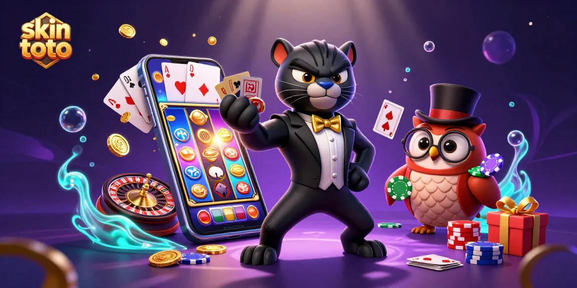 Permainan skin toto dengan panther 3D stylish dan burung hantu, ditambah keuntungan meraih jackpot.
