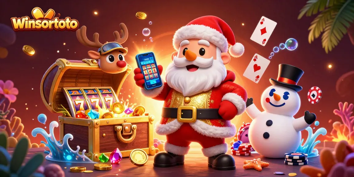 Mendapatkan peluang menang yang menguntungkan di winsortoto dengan Santa dan teman-teman di kasino.