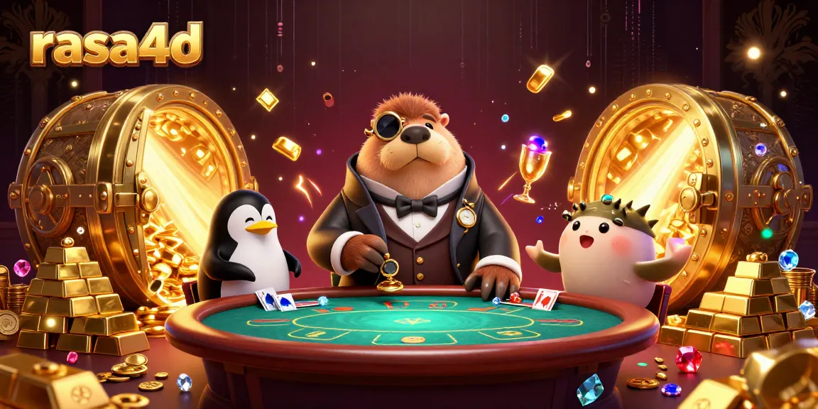 Rasa4d menghadirkan suasana kasino bawah laut yang penuh warna dengan walrus jolly, dealer penguin, dan pemain pufferfish.