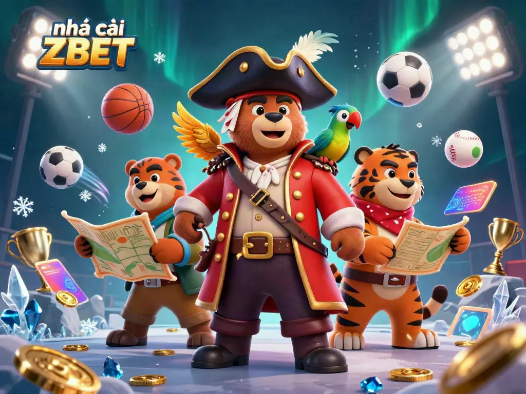 Experience excitement at nhà cái ZBET with vibrant characters in a casino adventure!