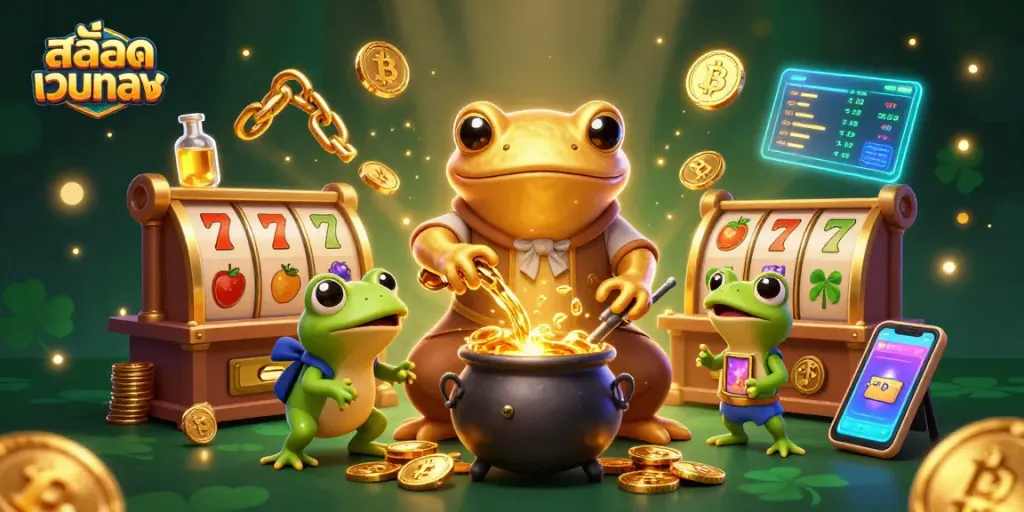 สล็อตเว็บตรง แสดงฉากการเล่นเกมคาสิโนด้วยอาจารย์และผู้ช่วยที่ทำทอง