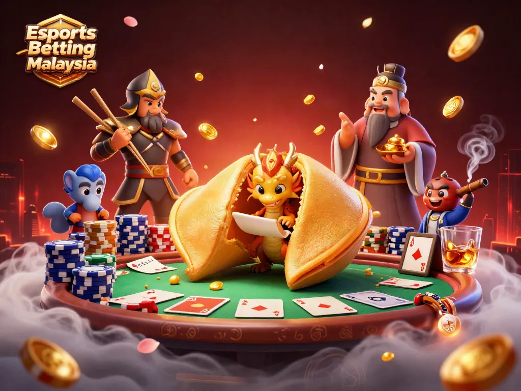 Engage in Esports Betting Malaysia with a vibrant, immersive 3D illustration highlighting gaming action.