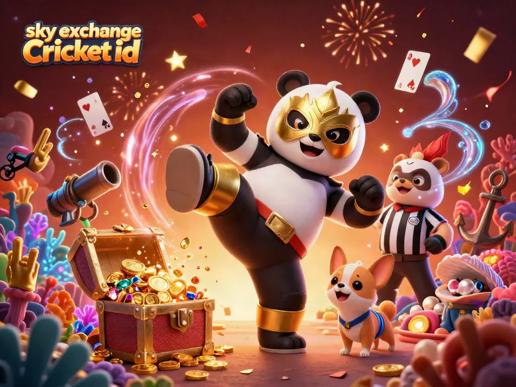 Experience thrilling action with sky exchange Cricket id featuring animated characters at a vibrant casino scene.