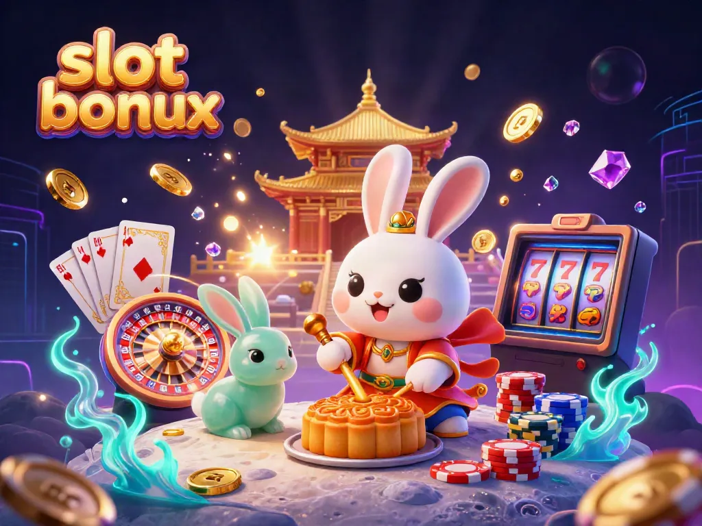 Experience thrilling action with the slot bonus features in this vibrant casino scene.