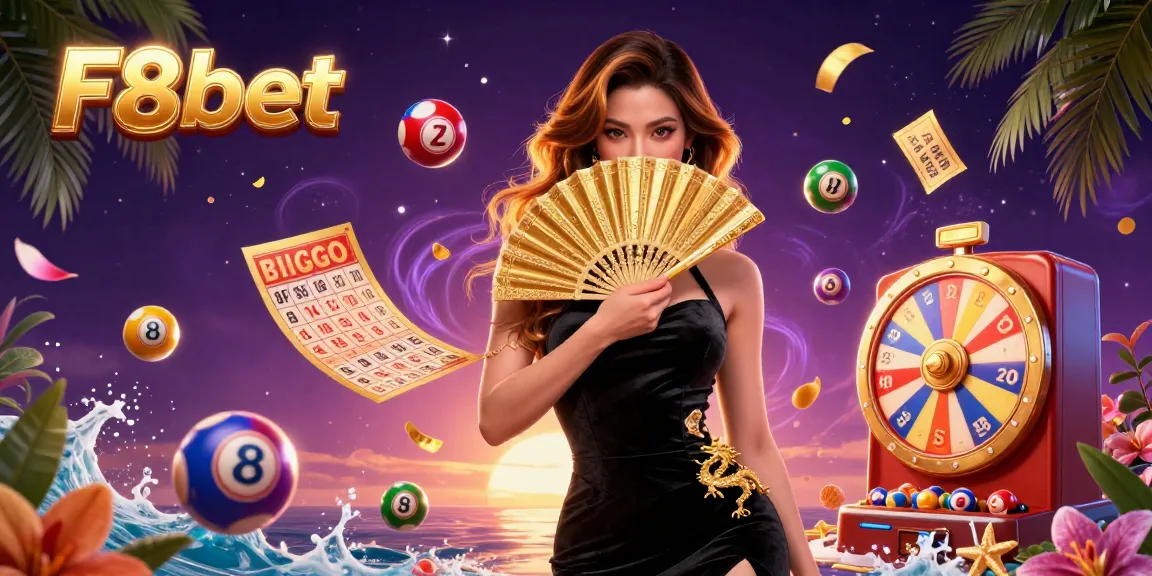 Engage with F8bet through dynamic lottery games, featuring vibrant balls and exciting prizes.