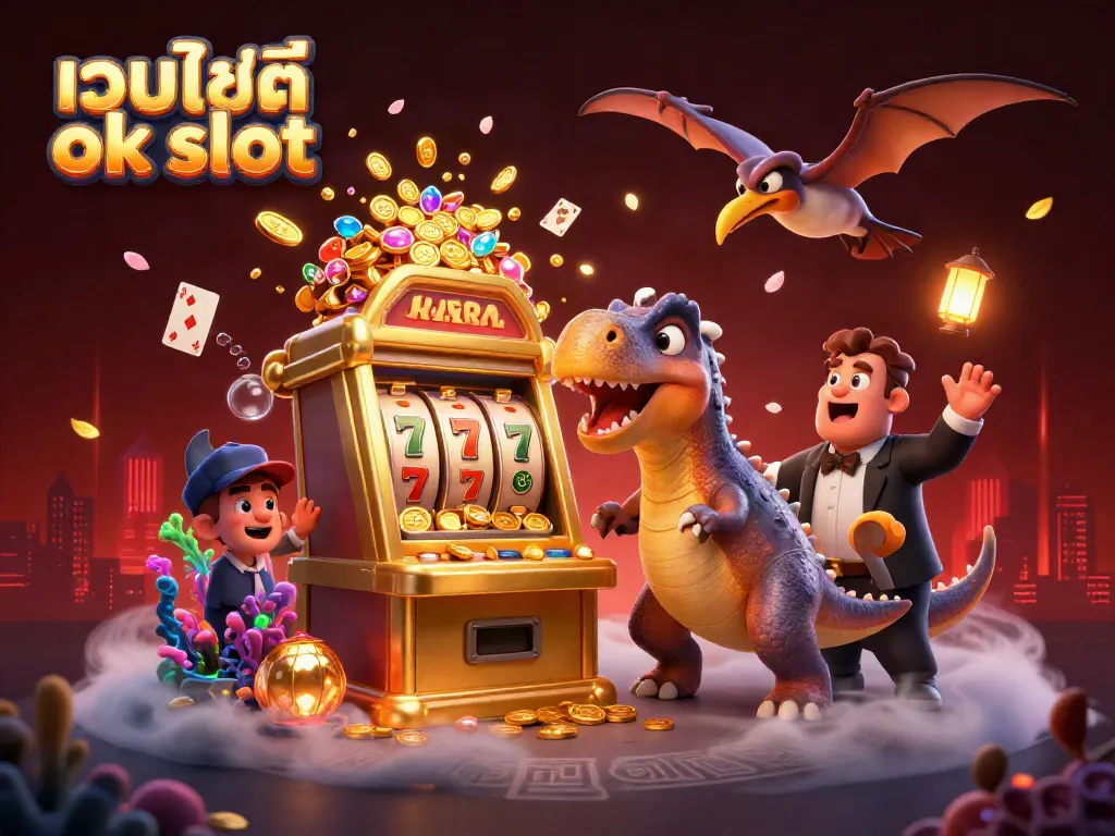 เว็บไซต์ ok slot สนุกไปกับสล็อตที่มาพร้อมกับการจ่ายแจ็คพอตทองคำ