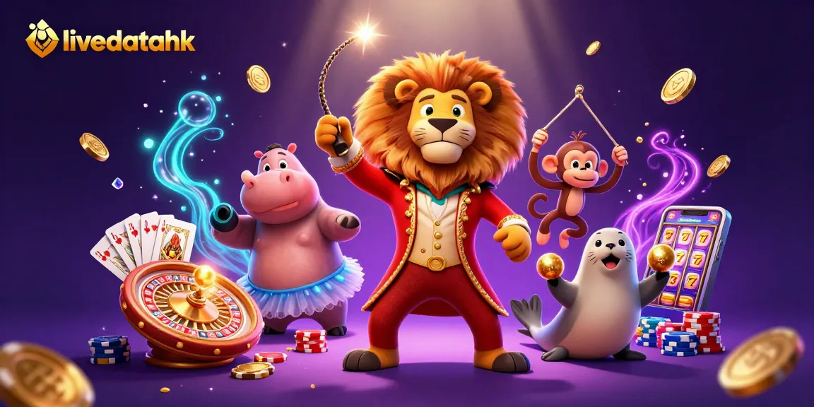 Livedatahk menampilkan hasil live draw dengan komponen permainan kasino yang dinamis.