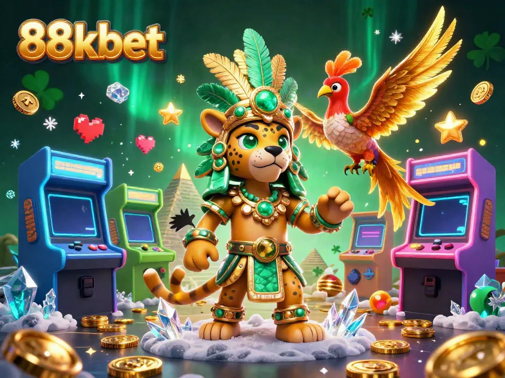 Experience the vibrant world of casino gaming with 88kbet, featuring dynamic characters and gaming elements.
