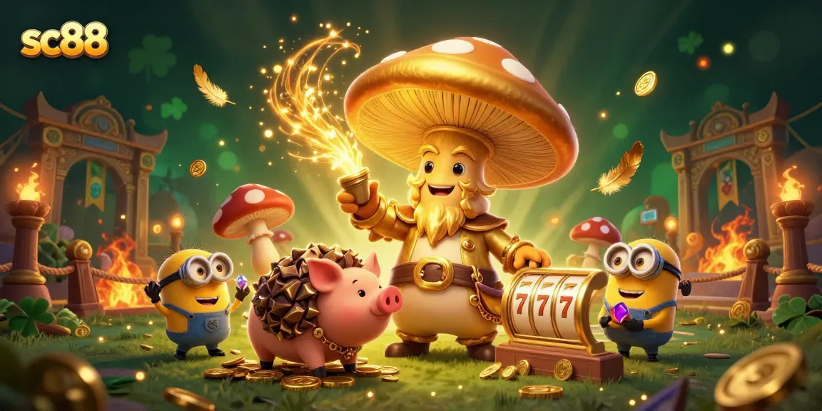 Win big at SC88 with golden magical creatures and a thrilling gaming atmosphere.