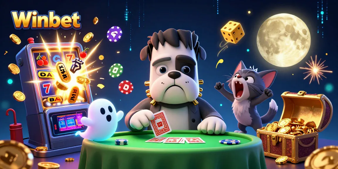 Winbet's engaging casino experience showcased with dynamic characters and thrilling gaming elements.