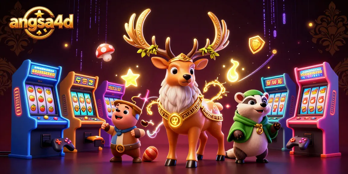 Engage with angsa4d's thrilling slot experience featuring vivid game elements and magical characters!