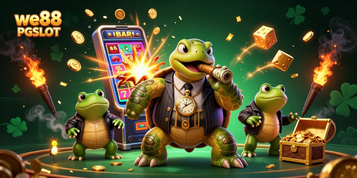 เกมสล็อต we88 PGSLOT ที่คาสิโน เสน่ห์ของเต่าและบูลฟรอกในบรรยากาศสดใส