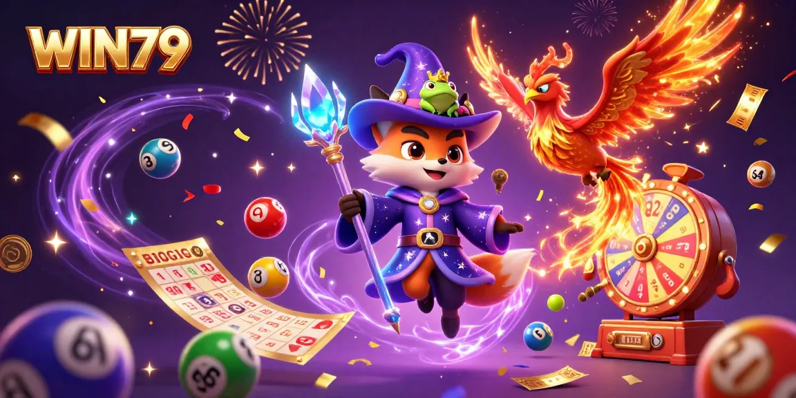 Experience the excitement of WIN79 with magical casino elements and vibrant gaming atmosphere.