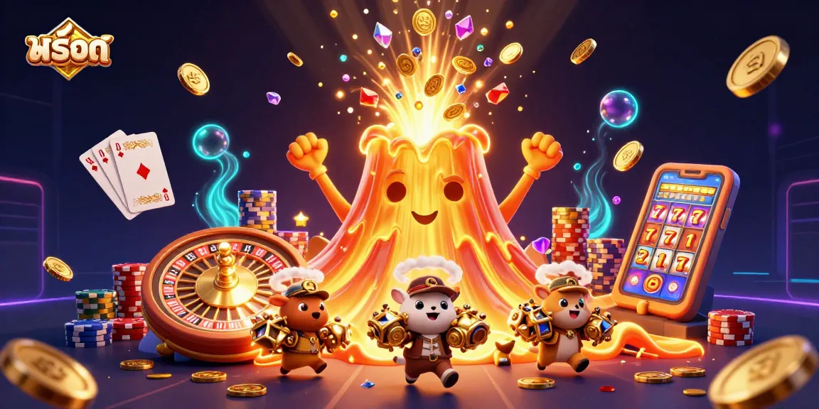 เล่นเกมสล็อต สล็อตแมชชีนที่เต็มไปด้วยความตื่นเต้นและโชคดีพร้อมรางวัลมากมาย