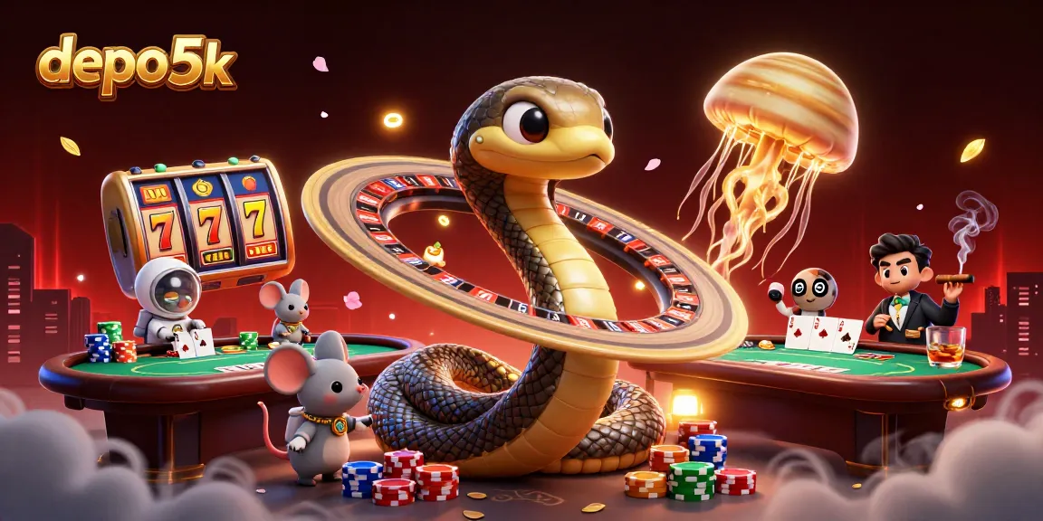 Engage with depo 5k as playful mice bet on Saturn's roulette rings in a vibrant cosmic casino