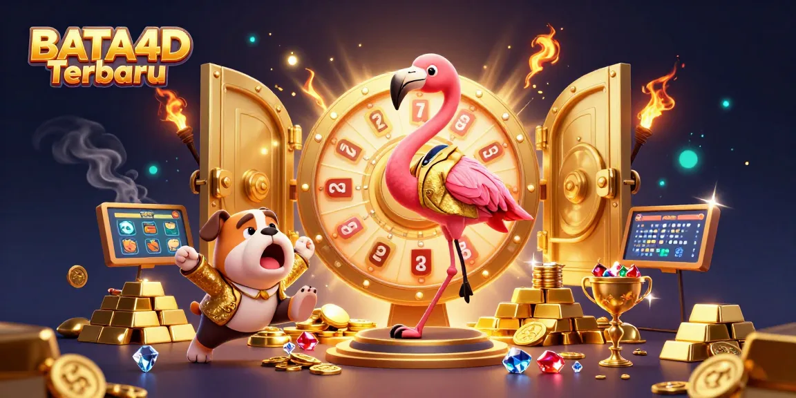BATA4D Terbaru menawarkan putaran roda hadiah keemasan dengan karakter kartun yang menarik.
