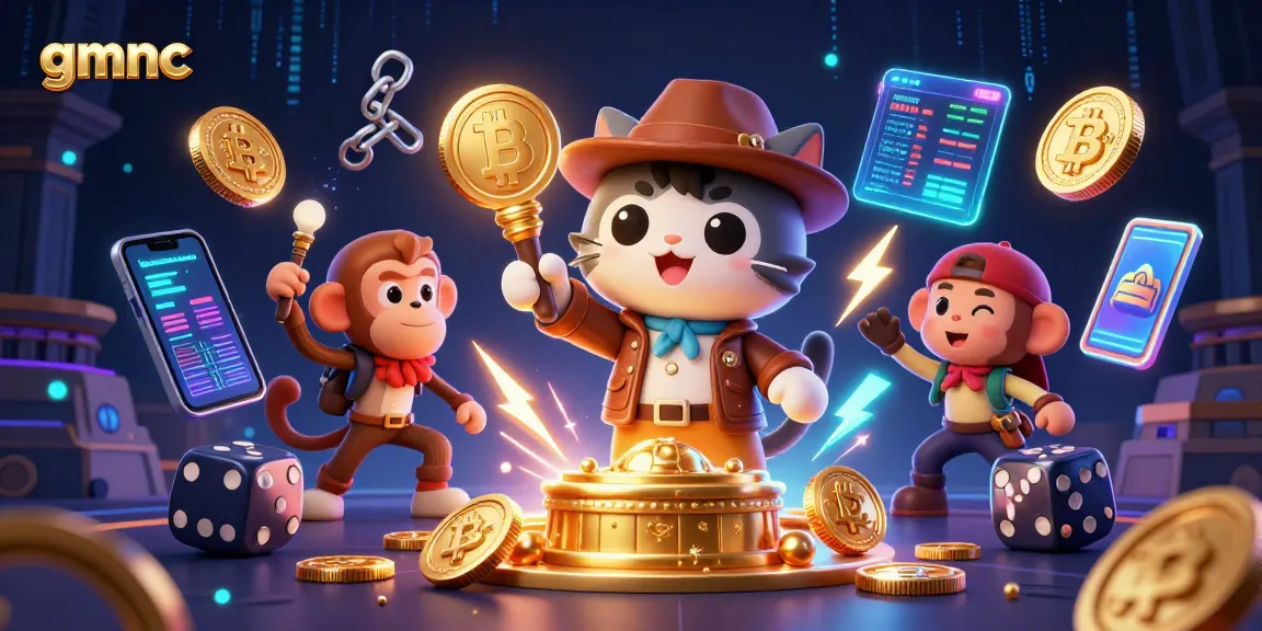 Experience gmnc's thrilling gaming adventure with a 3D explorer uncovering casino treasures.